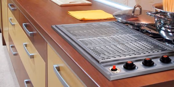 CHEF Drop-In 4-Burner Gas Braai