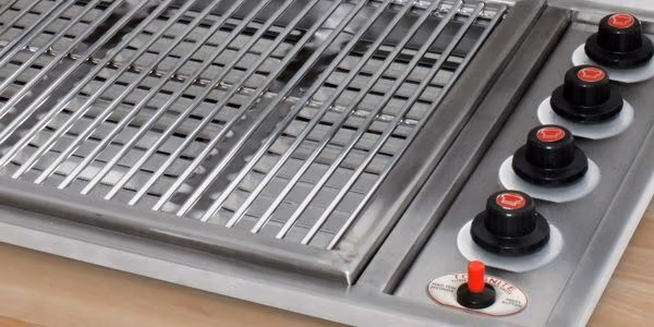 CHEF Drop-In 4-Burner Gas Braai