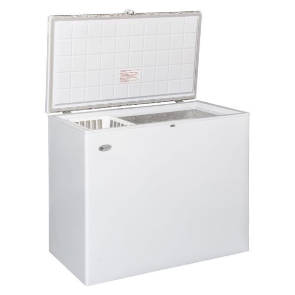 zero 250l gas/electric chest freezer – gf250 1