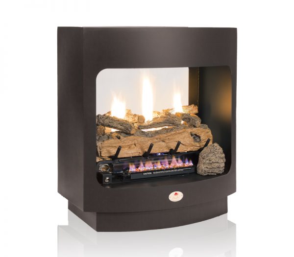 Home Fires Maluti Vent Free Double Sided Fireplace Gas Box Only