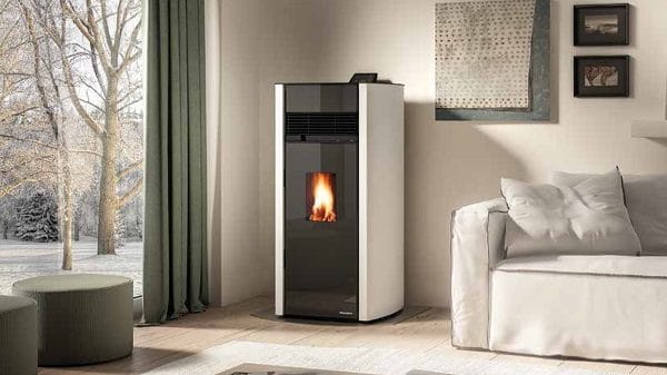 Palazzetti Ecofire Bianca 12kW Pellet Stove | Gas Extreme